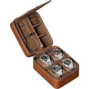 5 Watch Travel Case Storage Organizer for 5 Watches | Tough Portable Protection